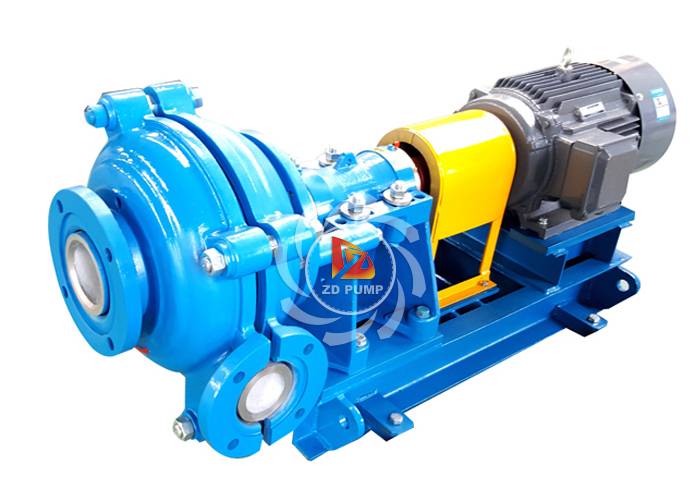 3/2C-ZH model heavy duty centrifugal slurry pump with electric motor