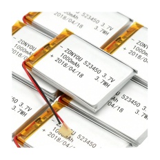 Cheap Price Long Cycle Life 500 Cycles 523450 Lipo Battery Cell 1000mAh for Oxygen Generator Neck-hanging Fan Camping Lights