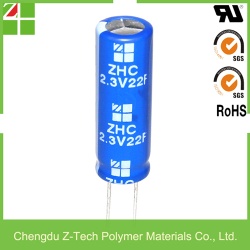 fast charge and discharge 2.3v 22f farad capacitor