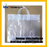 soft loop handle plastic bag