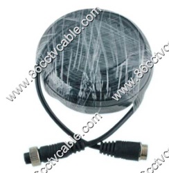 CCTV 4-Pin DIN Cable, Car Rear View Camera Video Cable - CC