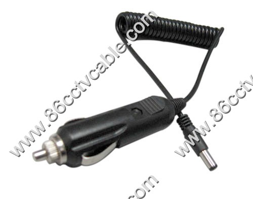 Car charger with Coiled Cord