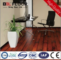 12mm AC3 Dark Fire Red High Gloss Tiger Stand Woven Bamboo Flooring
