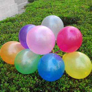 pearlized&metallic color round latex balloon