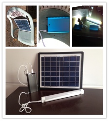 10w solar power lighting system