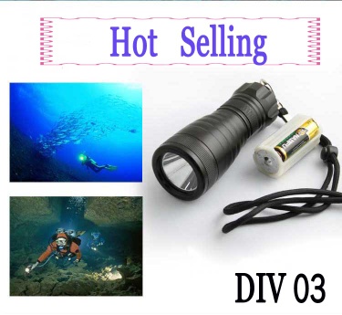 AA Battery Powered Cree Underwater Diving LED Light