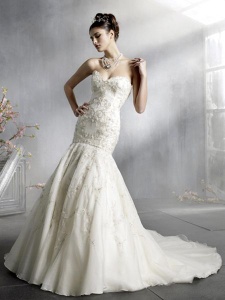 New Designed Strapless Sweetheart Mermaid Wedding Dresses - wedding dresses