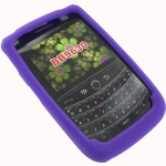 BlackBerry Tour 9630/Bold 9650 Silicone Feel Skin Case (Purple)