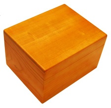 Wooden urn