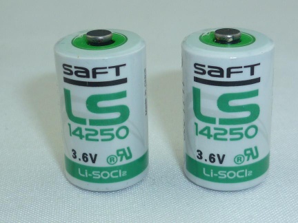 3.6V SAFT Lithium Battery 1/2AA LS14250 - LS14250