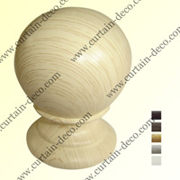 resin curtain finial