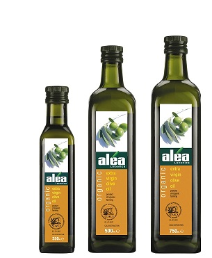 Extra Virgin Organic Olive Oil in Glass Bottles