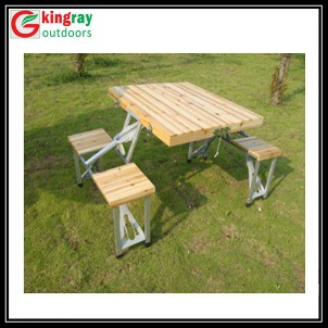 folding picnic table chair set