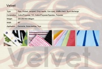 Knitted Fabrics & Garments - Velvet