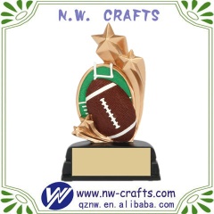 Football Gold Star Sports Trophy - NWT3-007