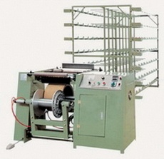 Warp thread machine