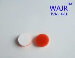 white PTFE/red Silicone septa ,  8*1.5mm