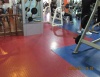 Rubber flooring for fitness room