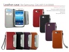 2012 wallet case for s3/new style and portable leather case for Samsung i9300