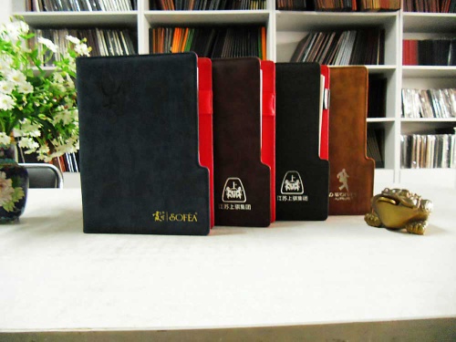2013 High quality PU leather notebook