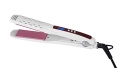 Titanium plated hair straightener with LCD temp display
