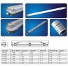 IP65 T8C fluorescent light fixture