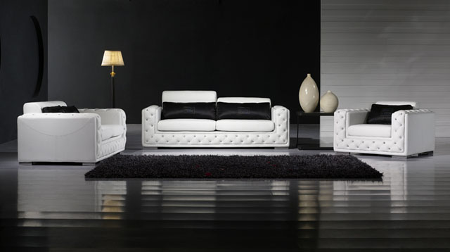UK Furniture Point Modern Designer Leather 1+2+3Seater Sofa Suite
