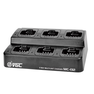 MC-132 6-way Multiple Charger Suitable for BP-209 BP-210 and BP-222 Short-circuit Protection