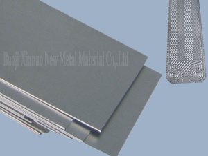 ASTMB265 Gr1 titanium sheet for plate heat exchangers