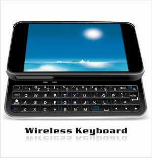 Electronic gifts --- Backlit Bluetooth Keyboard for iphone4 & iphone4S