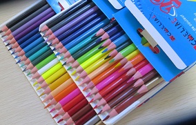 All color pencil
