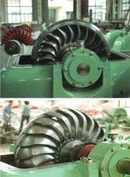 Inclined jet Hydro Turbines (Turgo Turbines)