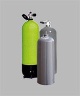 Diving air cylinder