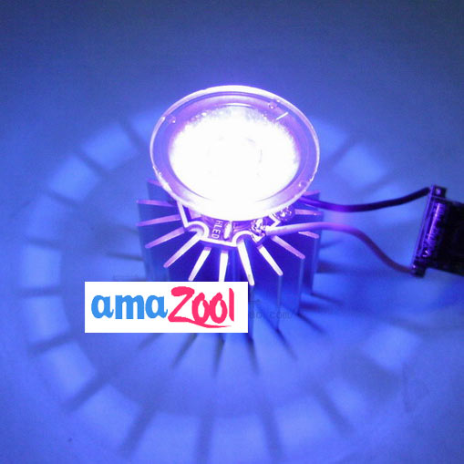 12v DIY 405nm Input 1w UV LED w/Driver HeatSink 9