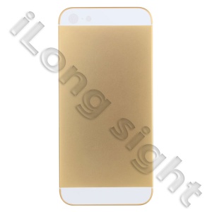 Gold Back Cover With Mid Frame For iPhone 5
