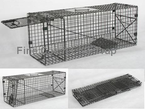 Folding feral cat cage trap,animal trap