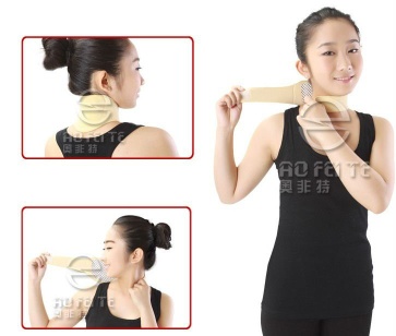 Tourmaline magnetic neck brace