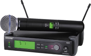 Shure SLX24/Beta58 Wireless Microphone System