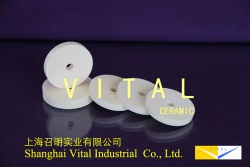 ceramic friction disc for textile machines