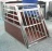 Stainless Steel Dog Kennel with Fireproof Wooden Board