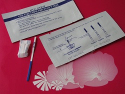 HCG pregnancy test strip