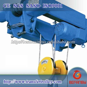 Wirerope pulling electric hoist