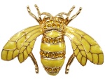 Bee Rhinestone Brooch