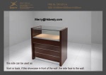 Cherry wood jewelry display showcase and jewelry display counter with LED light for jewelry store