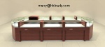 2012 new style retail exquisite jewelry store kiosk designwith LED light