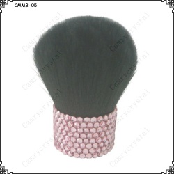 Pink Crystal Rhinestone Kabuki Brush
