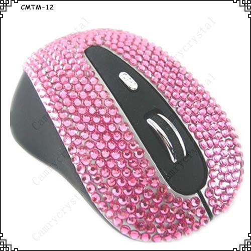 Rhinestone optical mouse