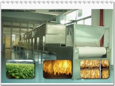 tobacco microwave drying and baking machine