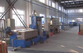 High speed insulated core-wire tandem production line
