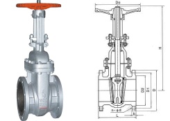 JIS gate valve